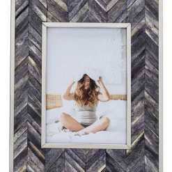 Rahmen Chevron Grau 13X18