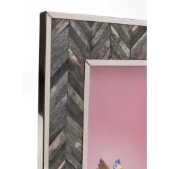 Rahmen Chevron Grau 20X25