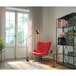 Regal Circle Schwarz 100X200Cm