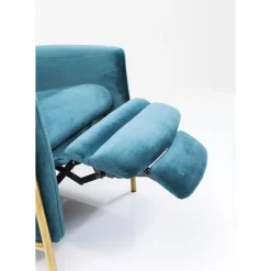 Relaxsessel Lazy Velvet Blau