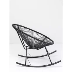 Schaukelstuhl Acapulco Schwarz