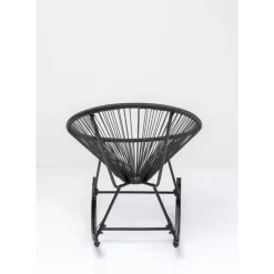 Schaukelstuhl Acapulco Schwarz