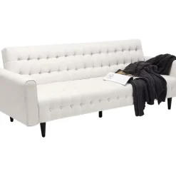 Schlafsofa Milchbar Beige 219Cm