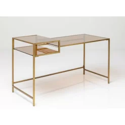 Schreibtisch Loft Gold 134X60Cm