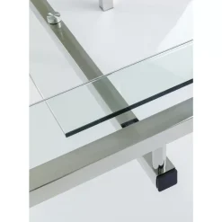 Schreibtisch Lorenco Chrom Winkelcombi 210X180Cm