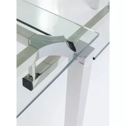 Schreibtisch Lorenco Chrom Winkelcombi 210X180Cm