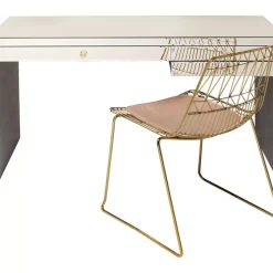 Schreibtisch Luxury Champagne 140X60Cm