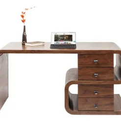 Schreibtisch Soft Snake Walnut 150X70Cm