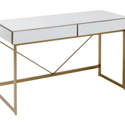 Schreibtisch Soran Gold 120X50Cm