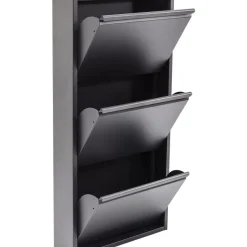 Schuhkipper Caruso 3-Er Anthrazit