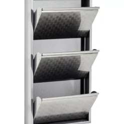 Schuhkipper Caruso 3-Er Silber/Geflext (Mo)