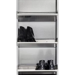 Schuhkipper Caruso 3-Er Silber/Geflext (Mo)