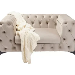 Sessel Bellissima Velvet Beige 120Cm