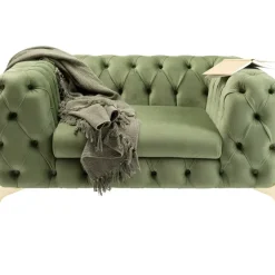 Sessel Bellissima Velvet Grun 120Cm