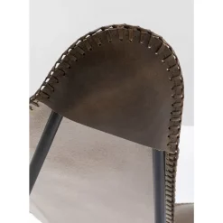 Sessel California Leder Dunkelbraun