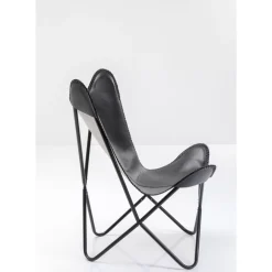 Sessel California Leder Schwarz