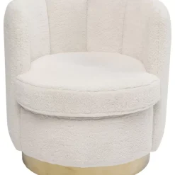 Sessel Silhouette Fur Weiss