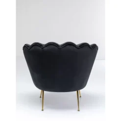 Sessel Water Lily Schwarz