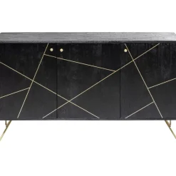 Sideboard Gold Vein 3 Turig 145X82Cm