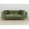 Sofa Bellissima 2-Sitzer Velvet Grun 200Cm