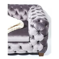 Sofa Desire 3-Sitzer Silbergrau