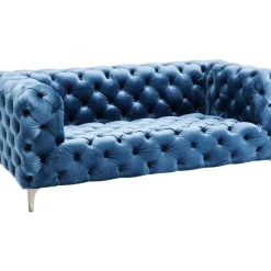 Sofa Look 2-Sitzer Velvet Blau