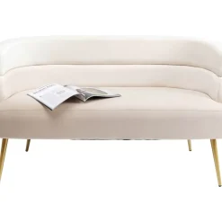 Sofa Sandwich 2-Sitzer Creme 125Cm