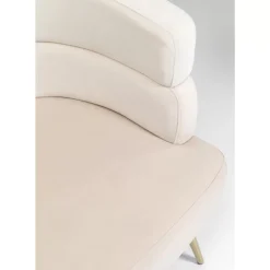 Sofa Sandwich 2-Sitzer Creme 125Cm