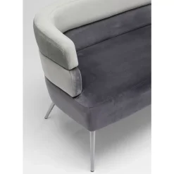 Sofa Sandwich 2-Sitzer Grau