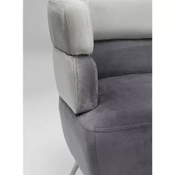 Sofa Sandwich 2-Sitzer Grau