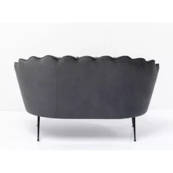 Sofa Water Lily 2-Sitzer Black Grau