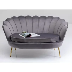 Sofa Water Lily 2-Sitzer Grau 132Cm