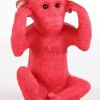 Spardose Monkey Kikazaru Rot