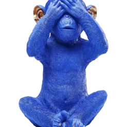Spardose Monkey Mizaru Blau