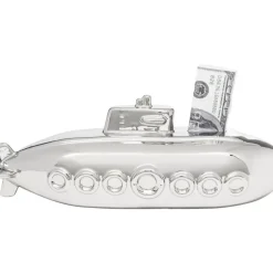 Spardose Submarine Silber 11Cm