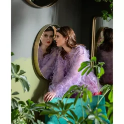 Spiegel Curve Mo Brass O60Cm