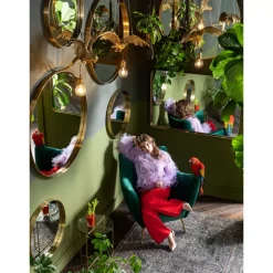 Spiegel Curve Mo Brass O60Cm