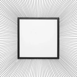 Spiegel Dimension Square Schwarz 91X91Cm