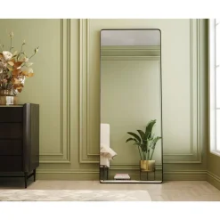 Spiegel Ombra Mo Soft Schwarz 80X200Cm