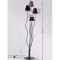 Stehleuchte Flexible Mocca Cinque