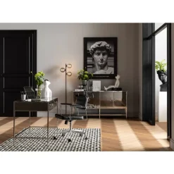 Stehleuchte Three Balls Matt Schwarz 160Cm