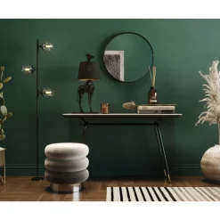 Stehleuchte Three Balls Matt Schwarz 160Cm