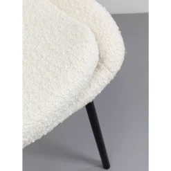 Stuhl West Side Boucle Creme