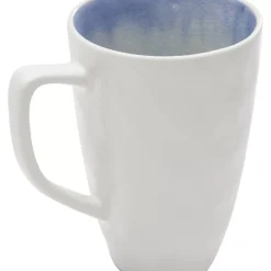 Tasse Crackle White Blue