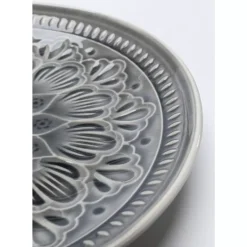 Teller Sicilia Mandala Grau O21Cm