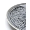Teller Sicilia Mandala Grau O27Cm