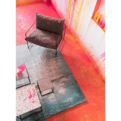 Teppich Abstract Hellblau 170X240Cm