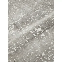 Teppich Hide Acid Wash Silber