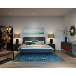 Teppich Kelim Pop Turquoise 200X300Cm