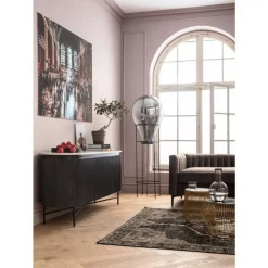 Teppich Ornamento Anthrazit 170X240Cm